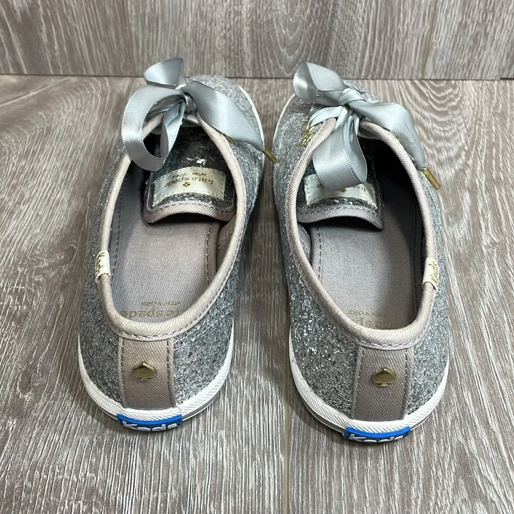 Keds X Kate Spade New York Champion Glitter Sneakers Silver Wedding 6